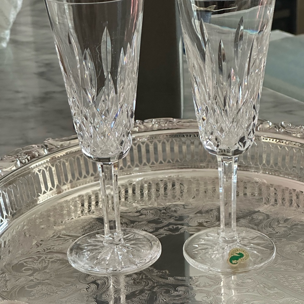 Waterford Crystal Lismore Toasting Glasses